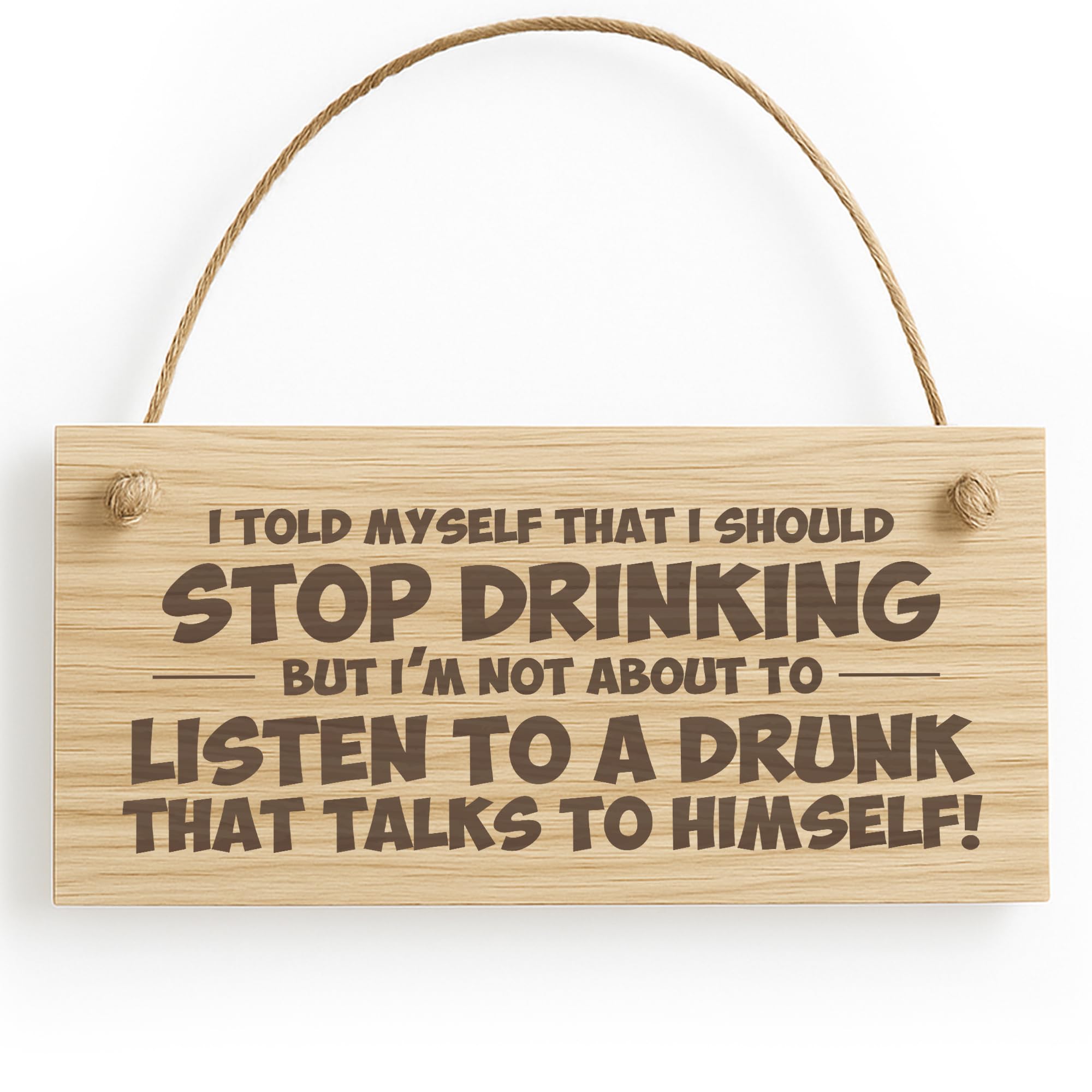 Red Ocean Funny Humour Home Bar Sign For Man Cave Garden Pub Wood Sign Alcohol Gift Beer Gin Gift