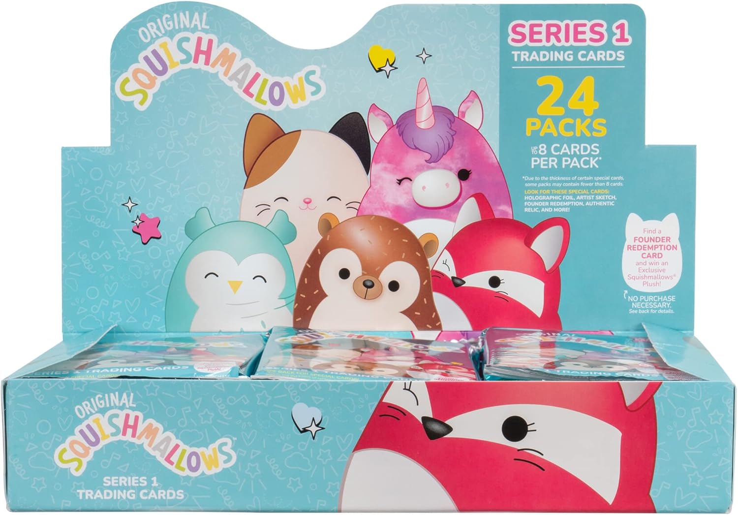 Squishmallows Official Jazwares Series 1 Trading Cards 24-Pack