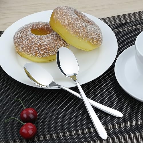 Miniatura 4 de Kekow Cucharas de postre de acero inoxidable de 12 piezas