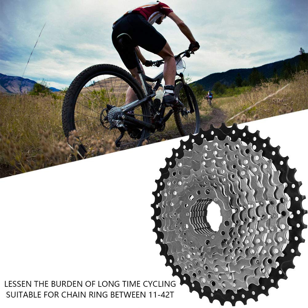 RiToEasysports Kassettenfreilaufritzel 10-Fach 11-42T Mountain Race Bike Ersatzteil Zubehör Deore Cs-M4100-10 11-42T 10Er Fahrrad Kassette