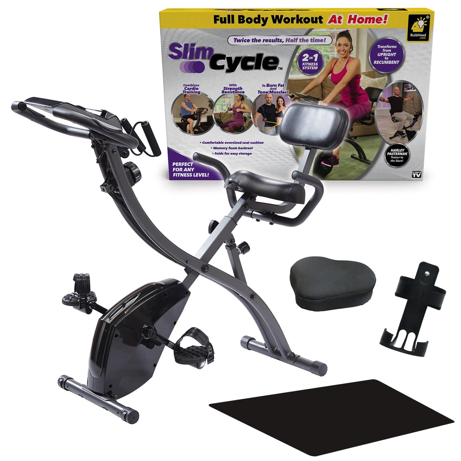 Amazon.com: Slim Cycle Comfort Pack Exercise Bike Accessory 3-Pc
