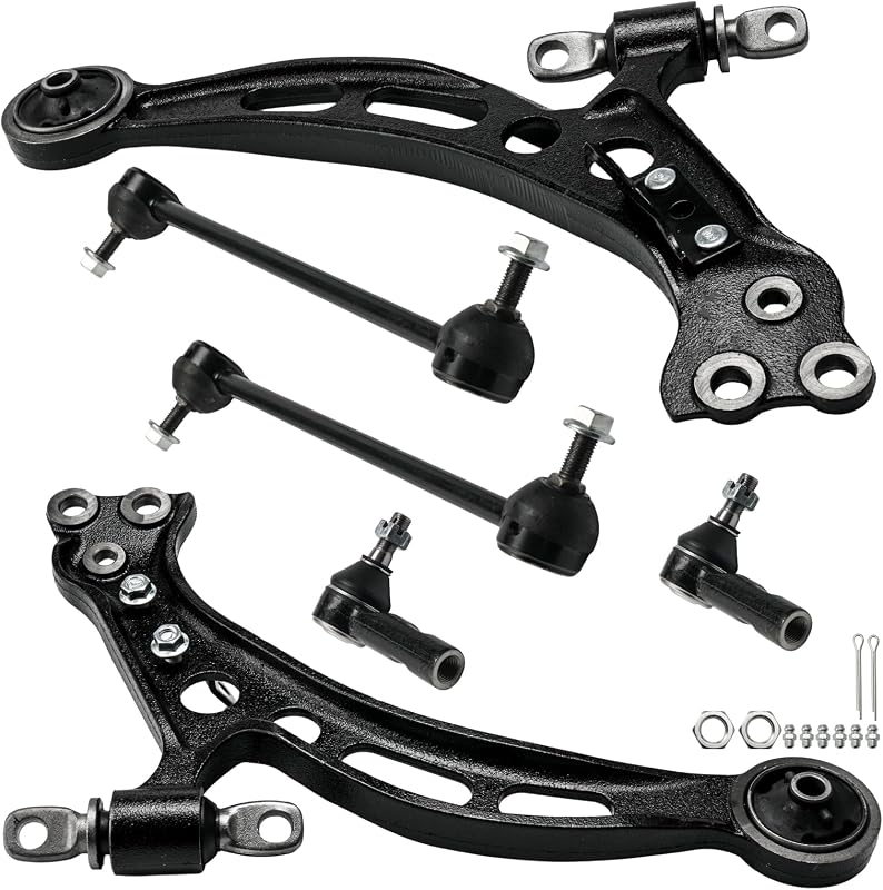 Kit de braços de controle inferiores dianteiros KAC para Toyota Camry, Lexus RX300 e ES300 – 6 peças