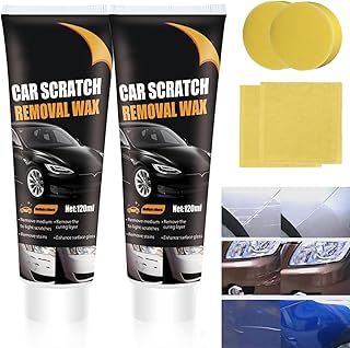 Upgraded Car Scratch Remover Polishing Wax,Cars Scratch Repair Paste with Wipe and Sponge,Car Paint Scratchs Repair Kit for Deep Scratches,Scratch Remover for Vehicles,Car Paint Polishing&Restore