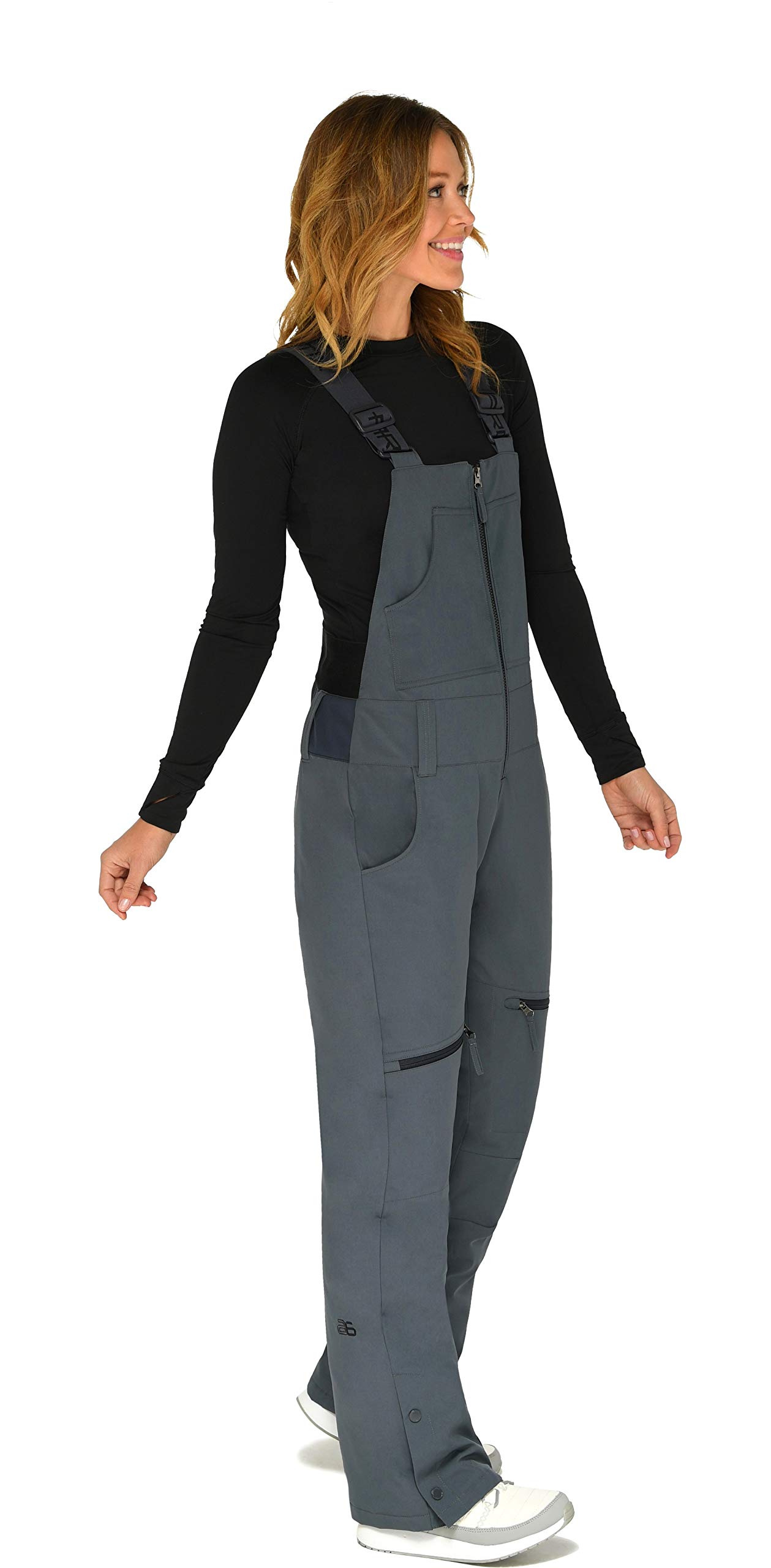 Arctix kombinezony na szelkach Traverse, damskie, ekologiczne, Stal, X-Large/33" Inseam