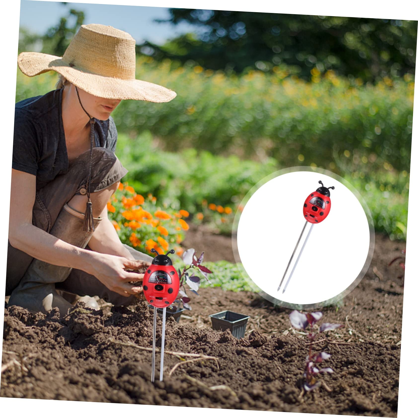 Toddmomy 3pezzi Tester Del Multifunzionale Misuratore Ph Umidità Giardinaggio Adatto Per Ed Facile Usare e