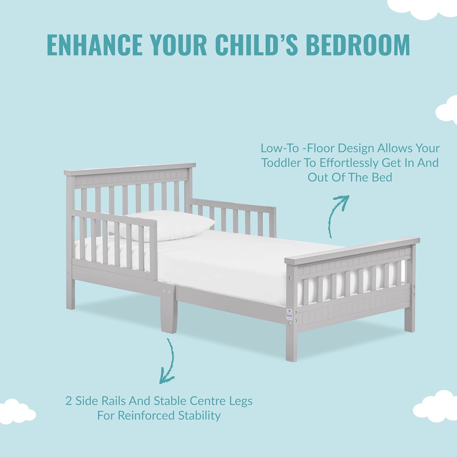 Dream On Me San-Fran Toddler Bed