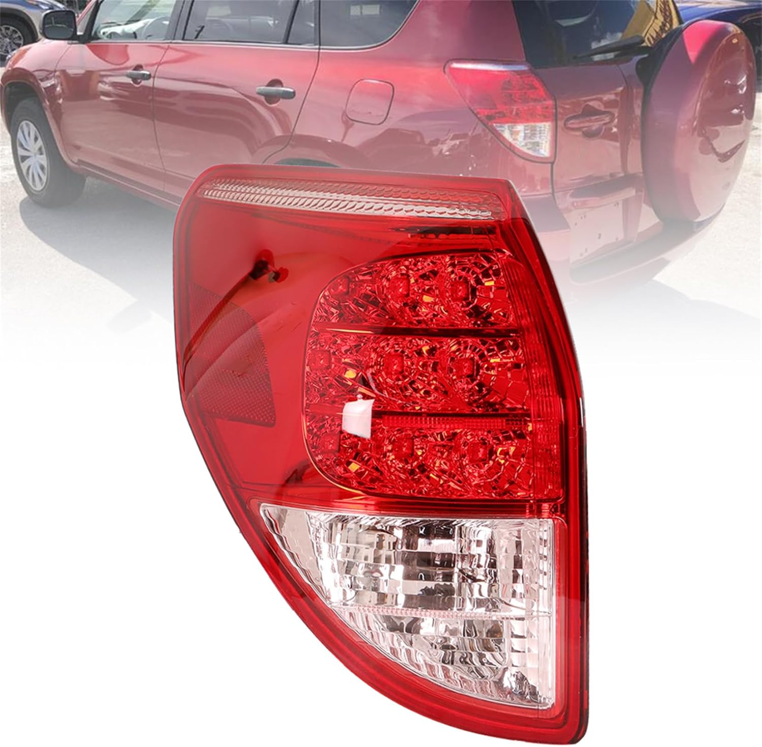 1 Pc LH Tail Light Assembly Replacement for RAV 4 2006 2007 2008 Left Side Tail Light TO2818127