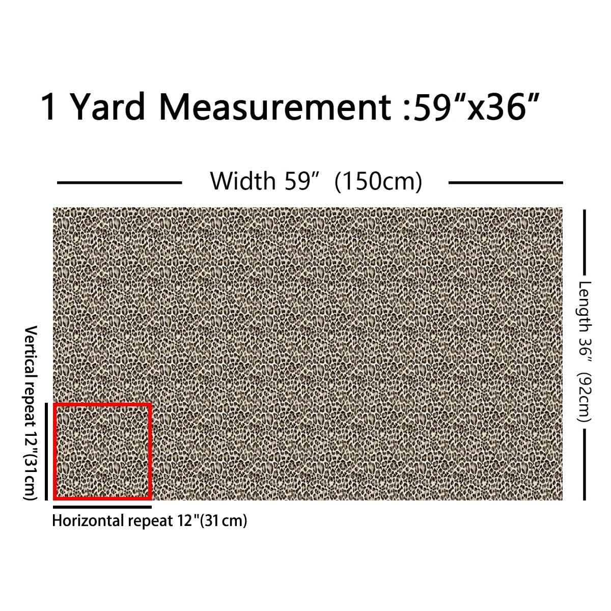 Homewish Tela con estampado de guepardo de The Yard