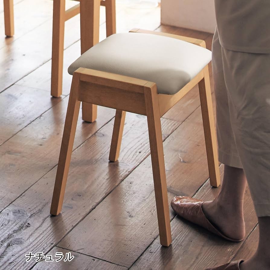 2脚セット　ベルメゾン　スツール　ナチュラル Amazon.co.jp: [ベルメゾン] スツール セット 2脚 スタッキング