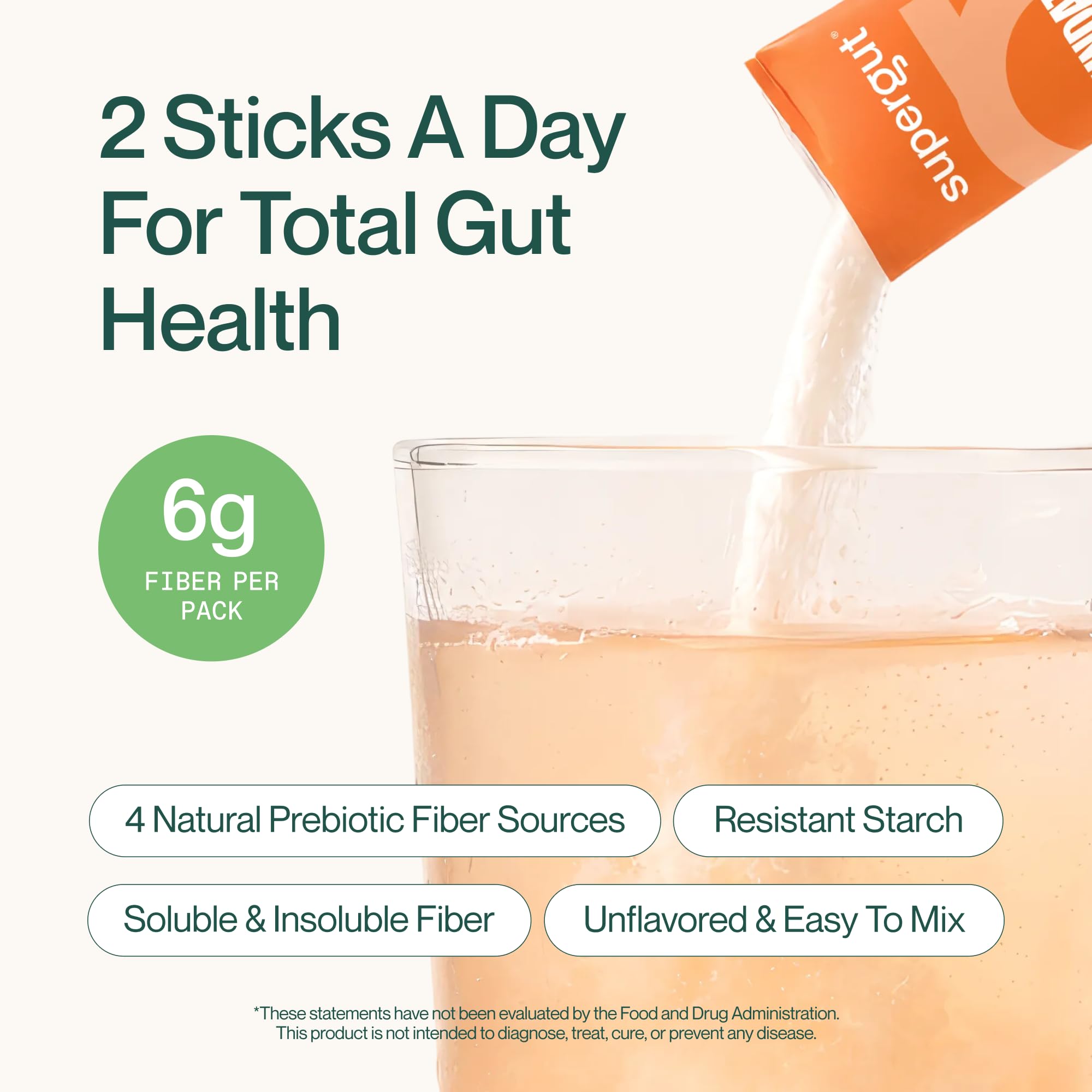 Supergut Foundational Daily Fiber, Variety Pack, 15 Stick Packs — Amazon image 4