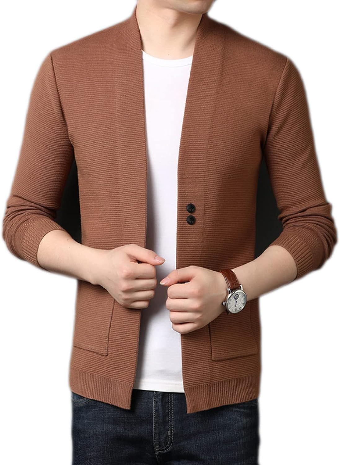 ニット カーディガン メンズ 無地 カジュアル ビジネス セーターカーディガン Vネック ショート丈 トップス アウター 冷房対策 半額 暖かい 秋服 春服 秋 おしゃれ 大きいサイズ ジャケット 春 洗える