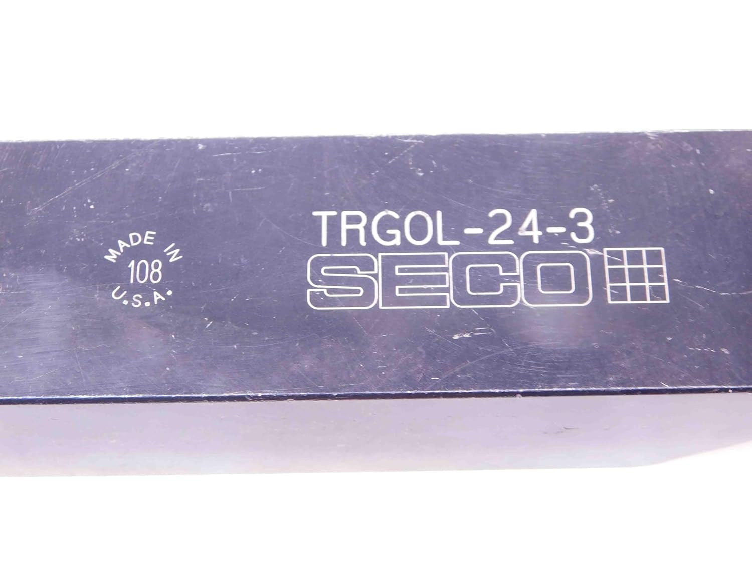 SECO TRGOL-24-3 Lathe Turning Tool Holder 1 1/2 Shank RCGS3 Inserts 7" OAL USA - NS4023BU5