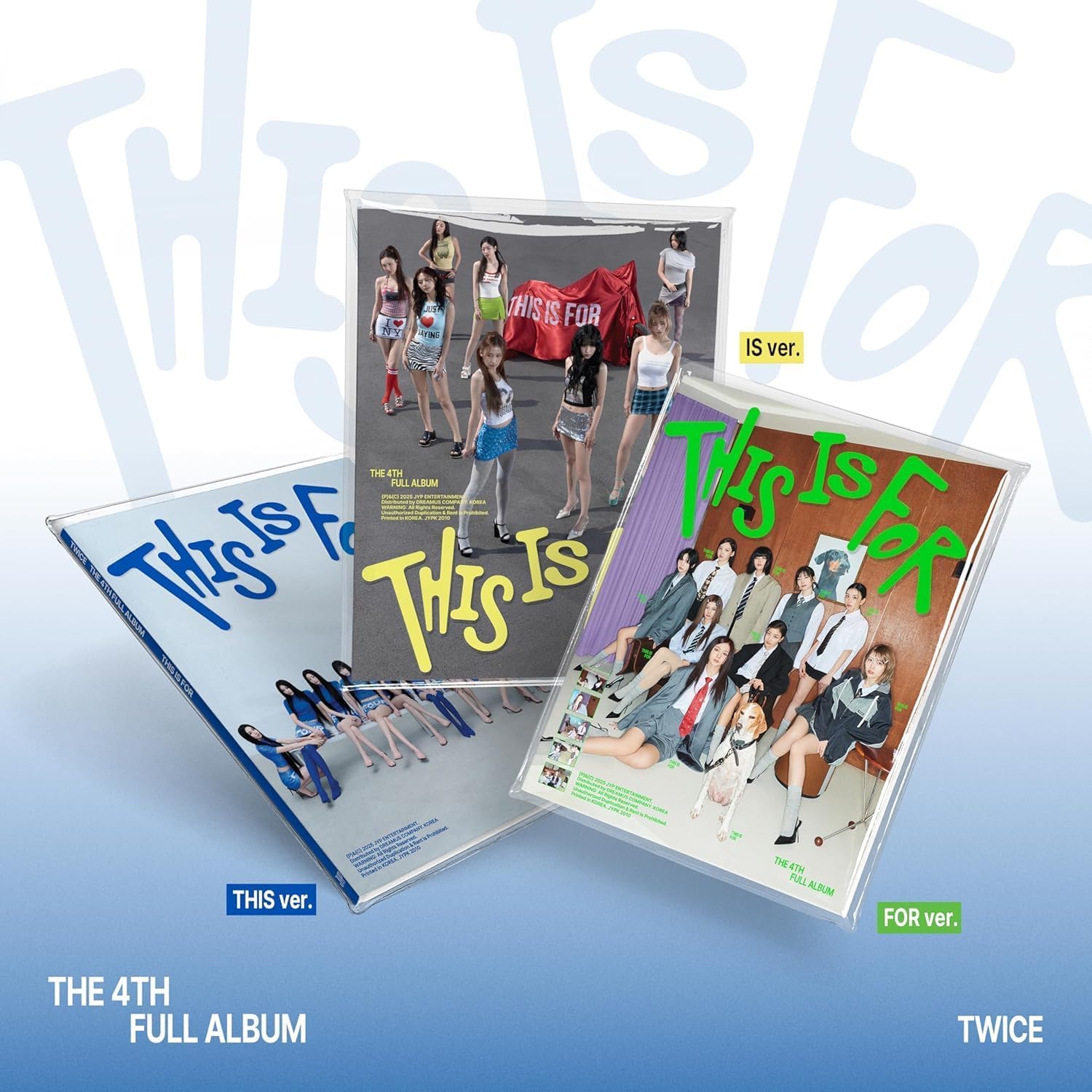 Dos veces esto es para el 4º álbum de estudio Photobook Ver (esto es + para 3 versiones) + tarjetas fotográficas adicionales