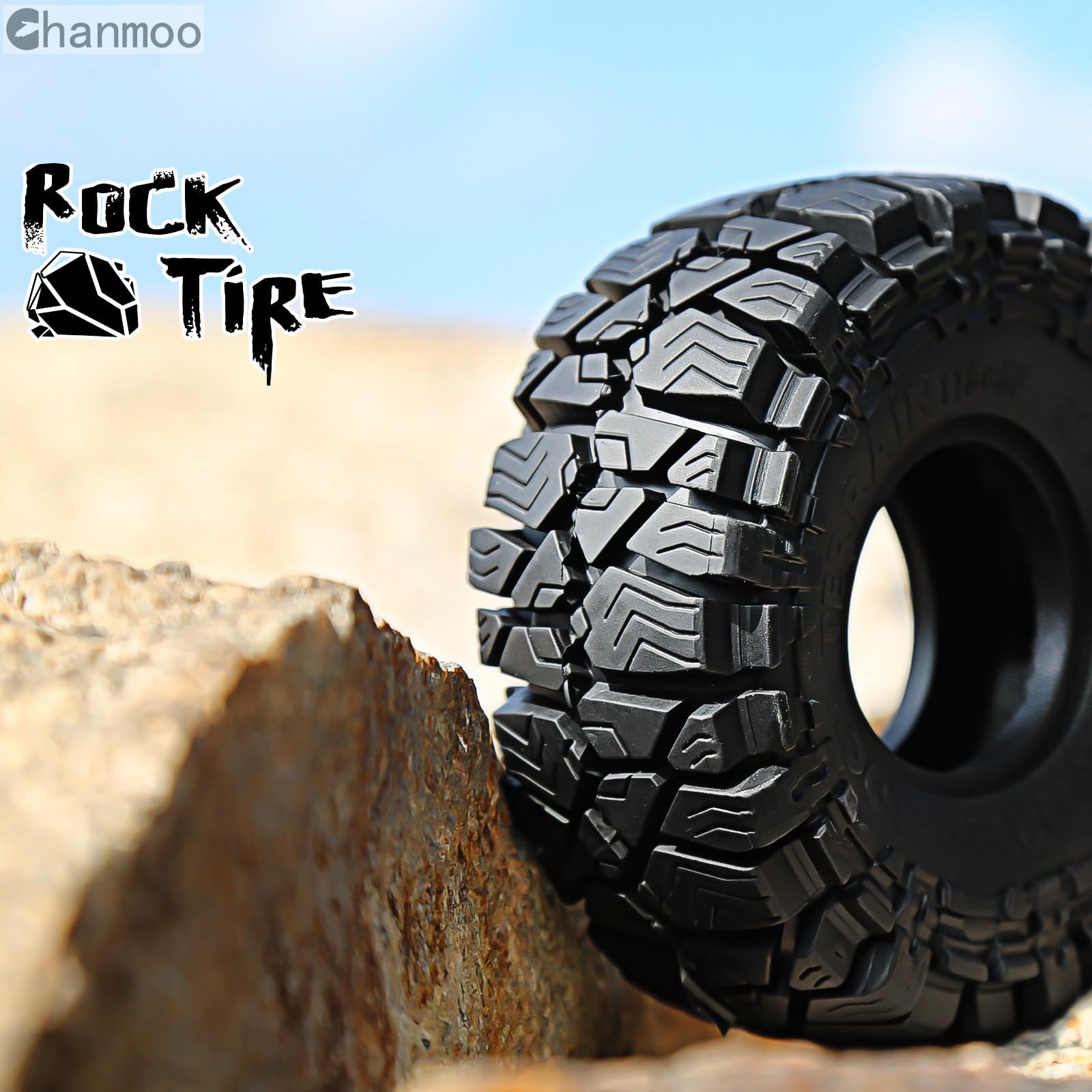 Amazon.co.jp: Chanmoo 1.9 RCクローラータイヤ OD 115mm 1/10 ソフト