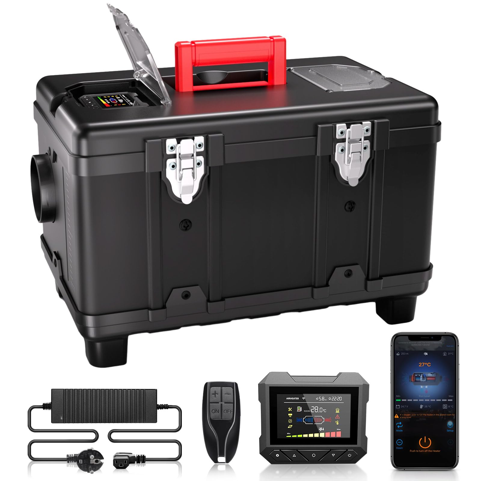 KROAK 8kW Dieselheizung Toolbox Compact 2 - Tragbar Produktbild-Vorschau 3