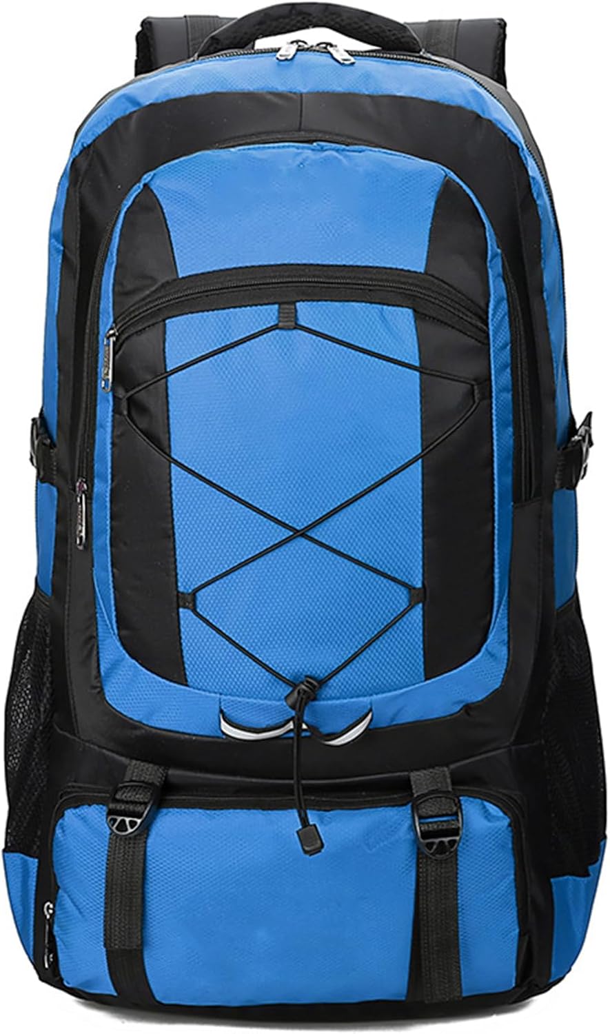 PORRASSO 75L Hiking Backpack Trekking Rucksack Waterproof Daypack Durable Backpack for Women Men Camping Climbing Travel Outdoor Sports Red