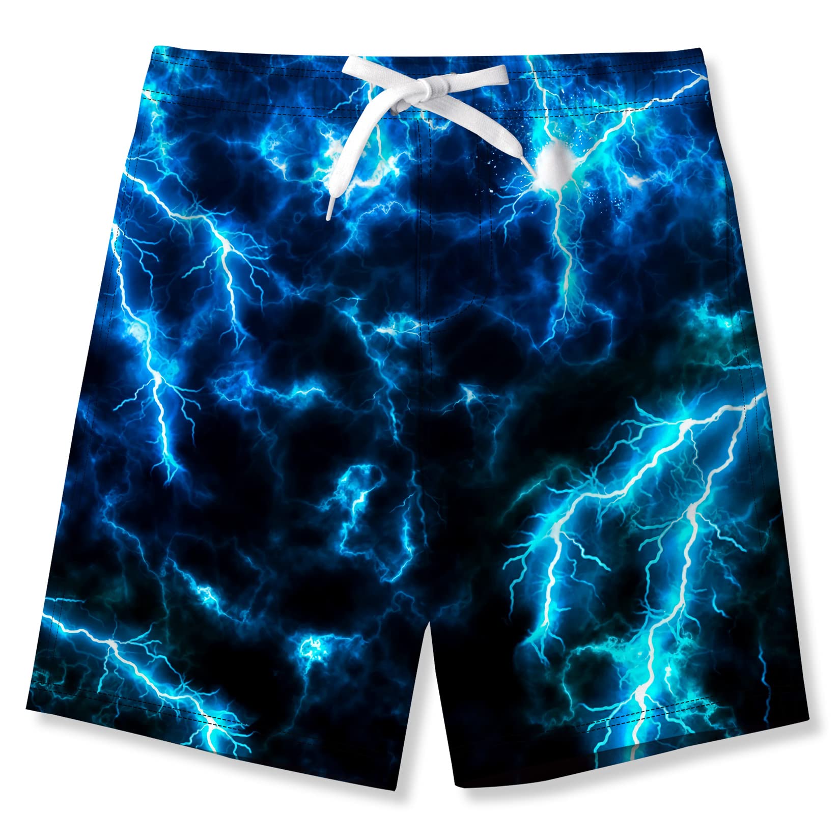Fanient Troncos de natación Impresos en 3D para niños Ropa de Playa de Secado rápido Deportes Correr fútbol Pantalones Cortos de Tablero de natación