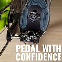 Vista 7 de PRO Bike Tool Tacos de repuesto para bicicleta sin placas de tacos – Compatible con pedales Shimano MTB SPD (SH51) para hombres y mujeres zapatos