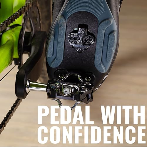 Miniatura 7 de PRO Bike Tool Tacos de repuesto para bicicleta sin placas de tacos  Compatible con pedales Shimano MTB SPD (SH51) para hombres y mujeres zapatos de