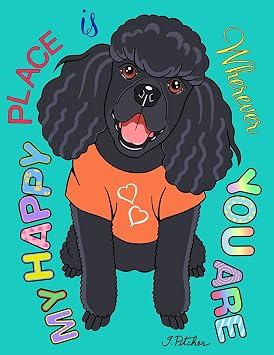 Best of Breed Poodle Black The Dog Says Design Garden Flag