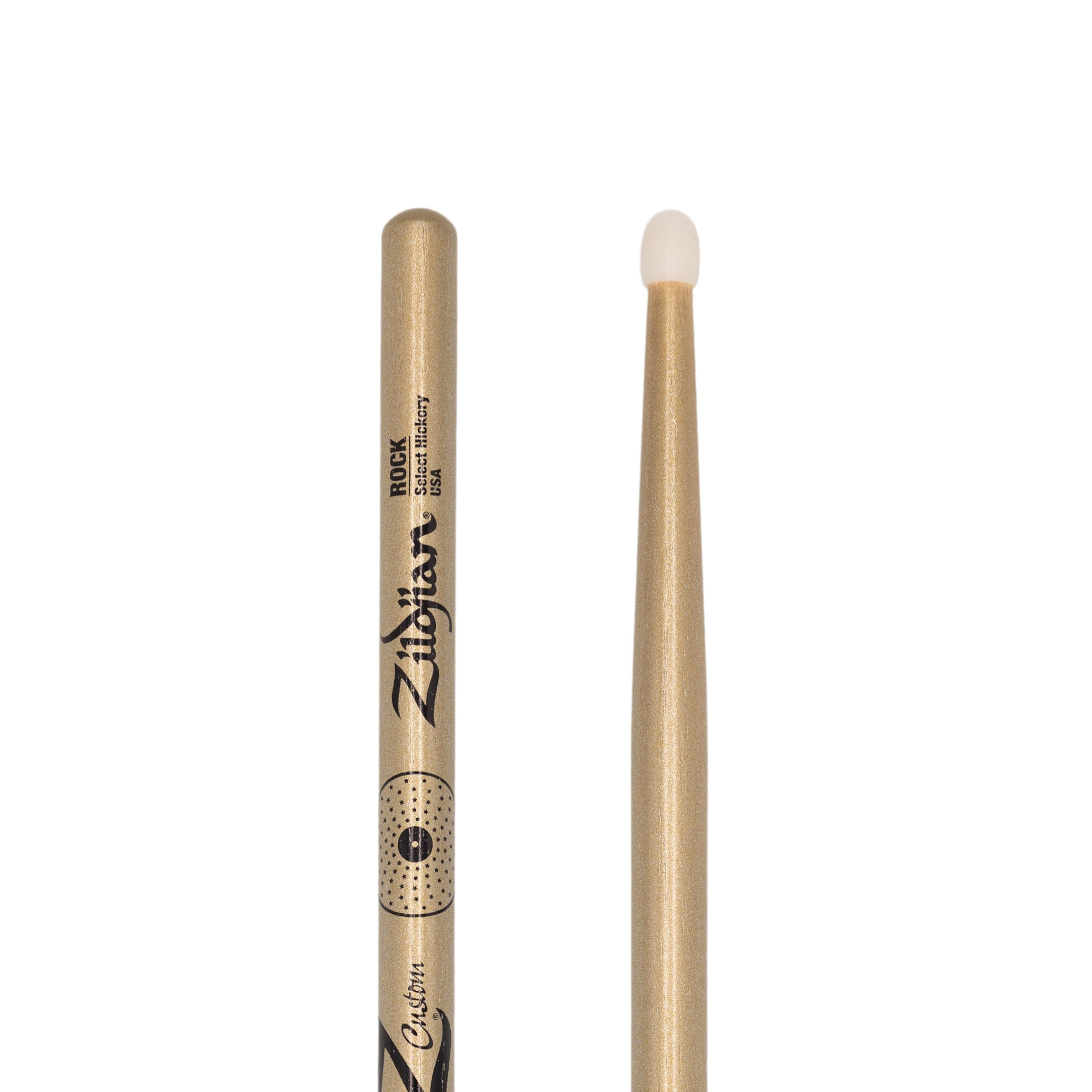 Z Custom Limited Edition - Rock Gold Chroma Nylon Tip Drumsticks (ZRKCGN-ZC) - Image 3