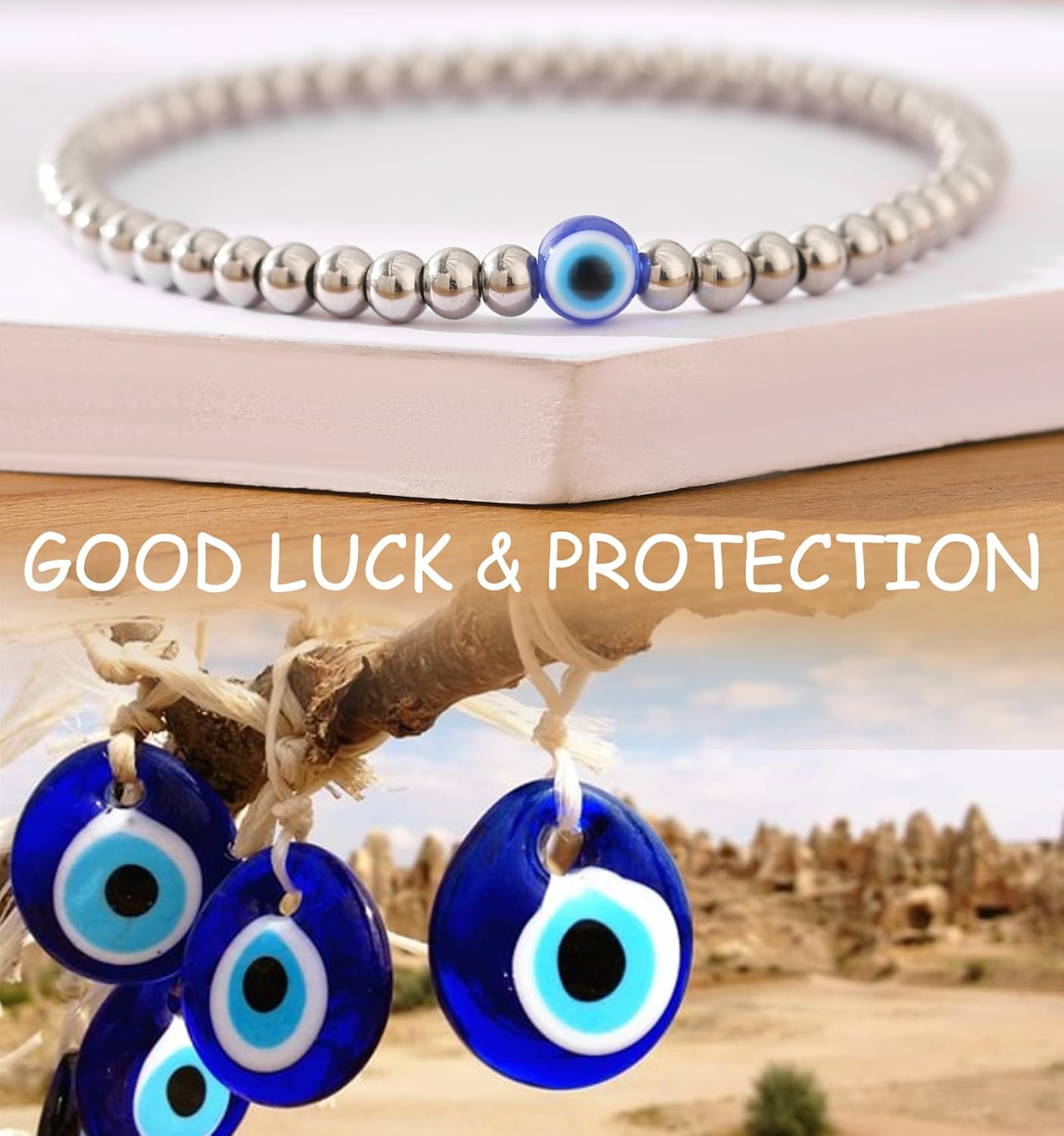 Bracelets for Women, Animal Evil Eye Bracelets, Birthday Graduation Christmas Gifts for Friends Sisters Mom Daughter - Image 4