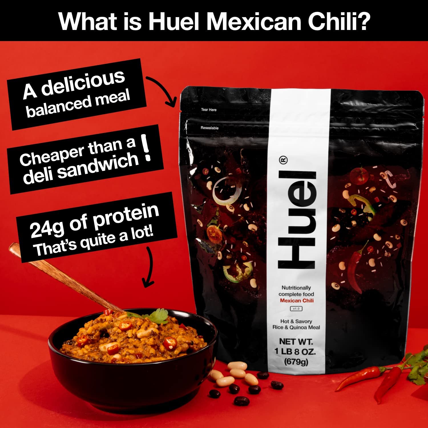 Mexican Chilli Flavour Hot Savoury Huel Updates Huel, 40% OFF