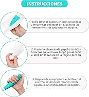 Vista 3 de Fanwer Herramientas para el inodoro, toallita cómoda de largo alcance, extiende tu alcance más de 15 pulgadas de papel higiénico o toallitas