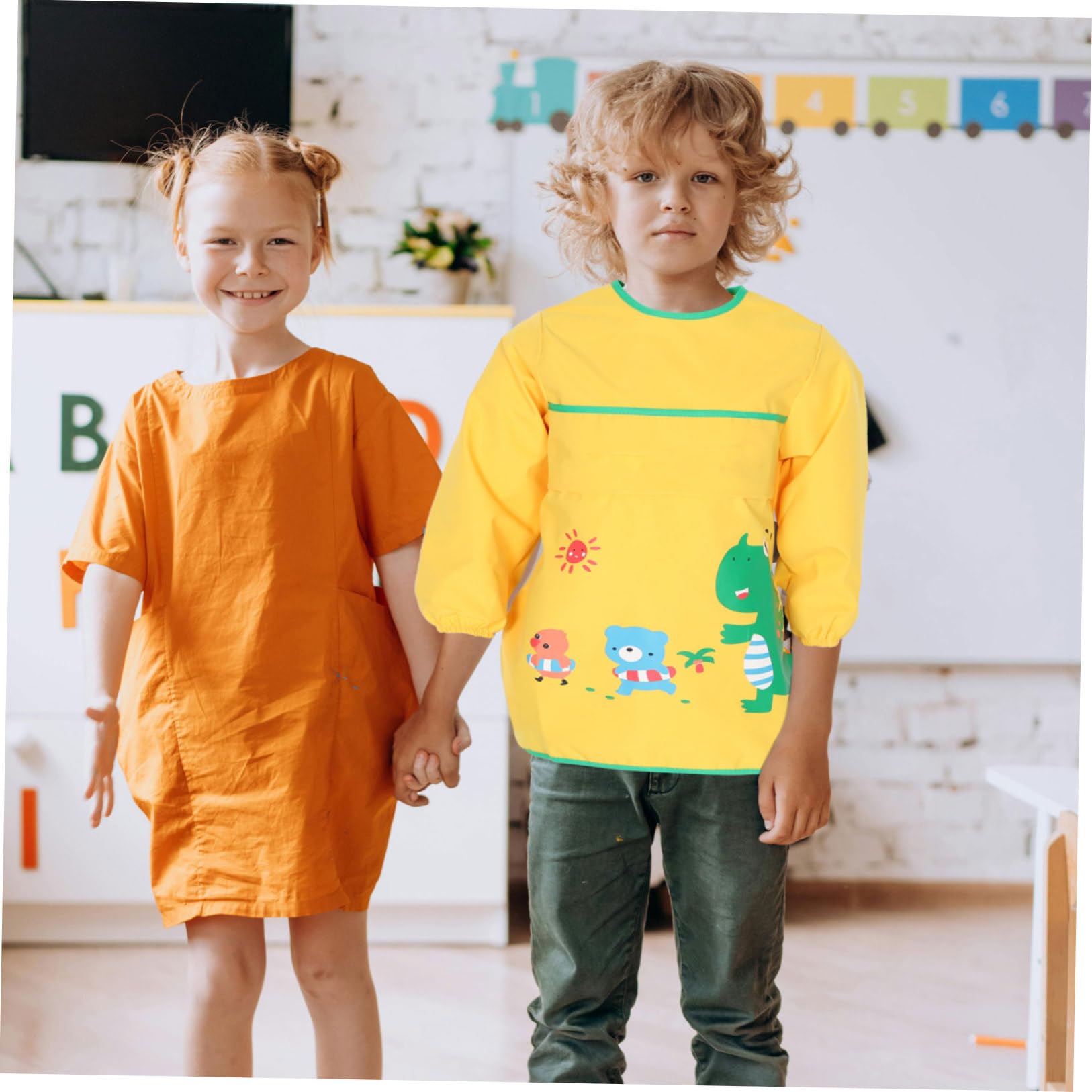 ibasenice 3 Pezzi Grembiule Per Bambini Arte Grembiuli Per Bambini Grembiule Bambini Grembiule Da Pranzo Pittura Grembiule Artista Grembiuli Bavaglini Per Bambini Pittura