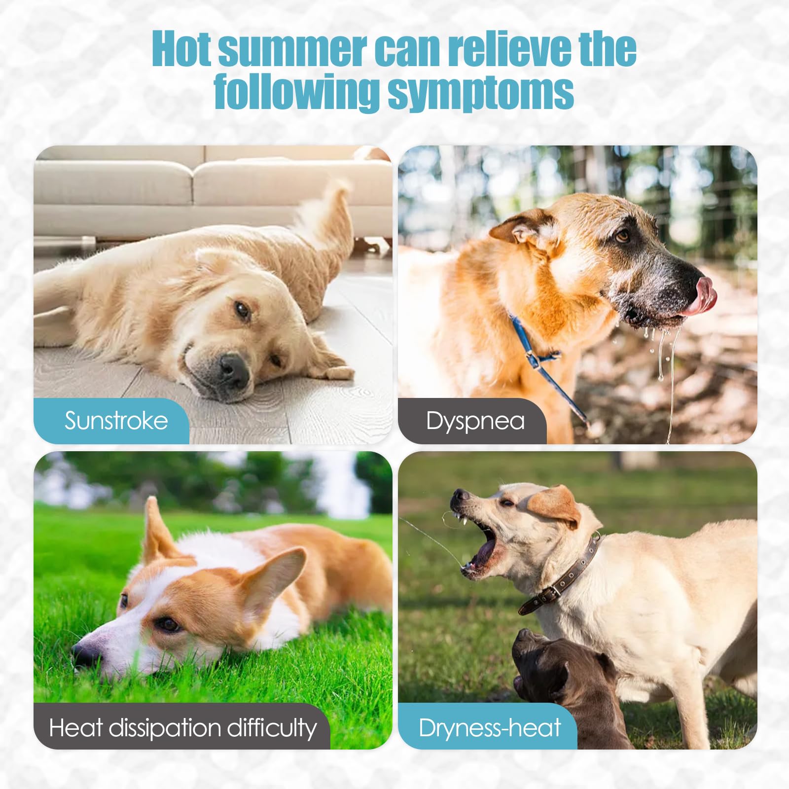 Lelepet Kühlweste für Hunde, Sommer Atmungsaktive Mesh Hundejacke, Leichte Hundekühlweste mit Reflektierendem Streifen, Sonnenschutz & UV-Schutz Kühlende Hundeweste für Aktivitäten Draußen, Blau XL