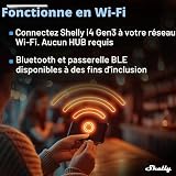 Shelly i4 Gen3, Wi-Fi 4-digit input controller for Shelly Smart Switches, 110-240 V, Home automation, Compatible with Alexa and Google Home, iOS Android, No Hub Required, Remote control, Multi-click - 3