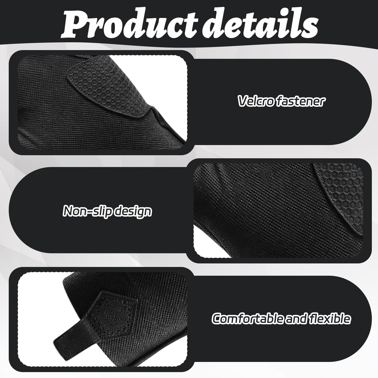 Guante de Billar Profesional de 3 Dedos, Transpirable y Ajustable para Hombres y Mujeres - Guante Sin Dedos para Pool, Unisex (Talla Única, Negro) — view 3