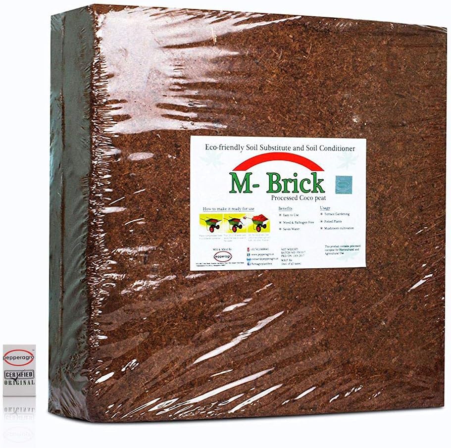 Pepper Agro Coco Peat Organic Soil Substitute Powder, 4.5 kg