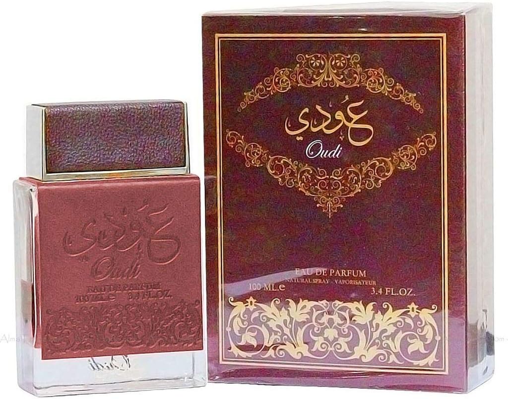 Oudi Eau de Parfum Spray for Unisex, 3.4 Ounce