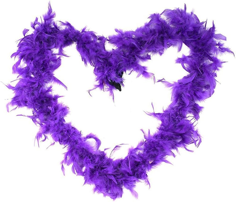 Feather Boas TOOGOO(R) 2m Feather Boas Fluffy Craft