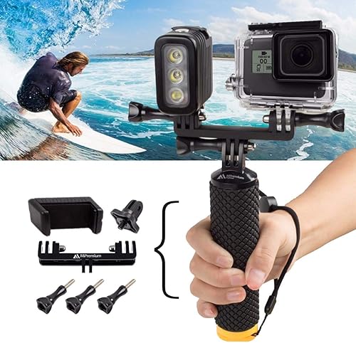Miniatura 8 de Accesorios de adaptador de montaje con adaptador de trípode tornillos de pulgar y clip de teléfono para GoPro Hero 12 11 10 9 8 7 6 5 4 3 3+ 2 1