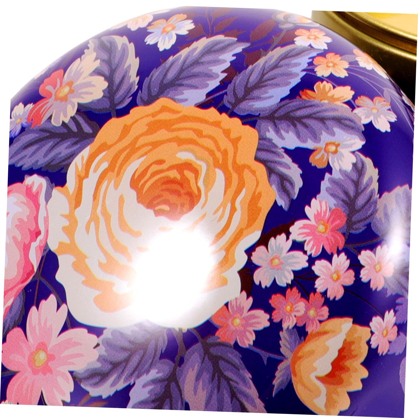 Set di 4 Barattoli in Latta Decorativi per Biscotti e Caramelle