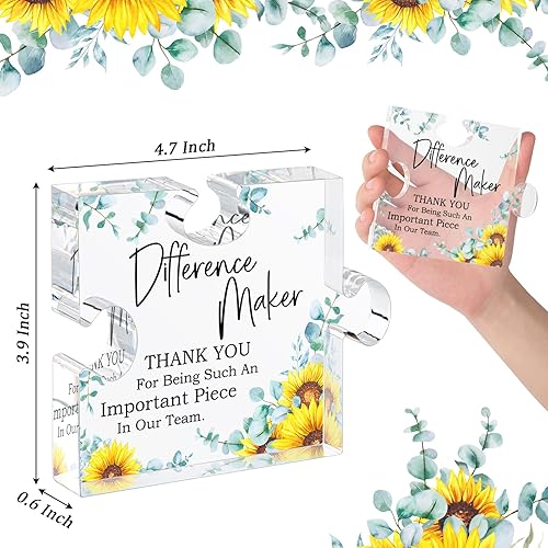 Miniatura 2 de LukieJac Regalo de diferencia para mujeres y hombres, regalos de agradecimiento para profesores, jefes, mentores, gerentes, regalos de