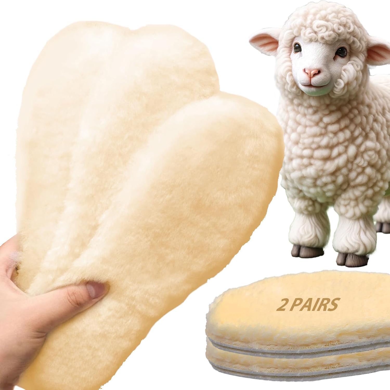 1 Paio Di Solette Invernali Morbide E Calde Solette In Lana Di Pecora - Foto 5