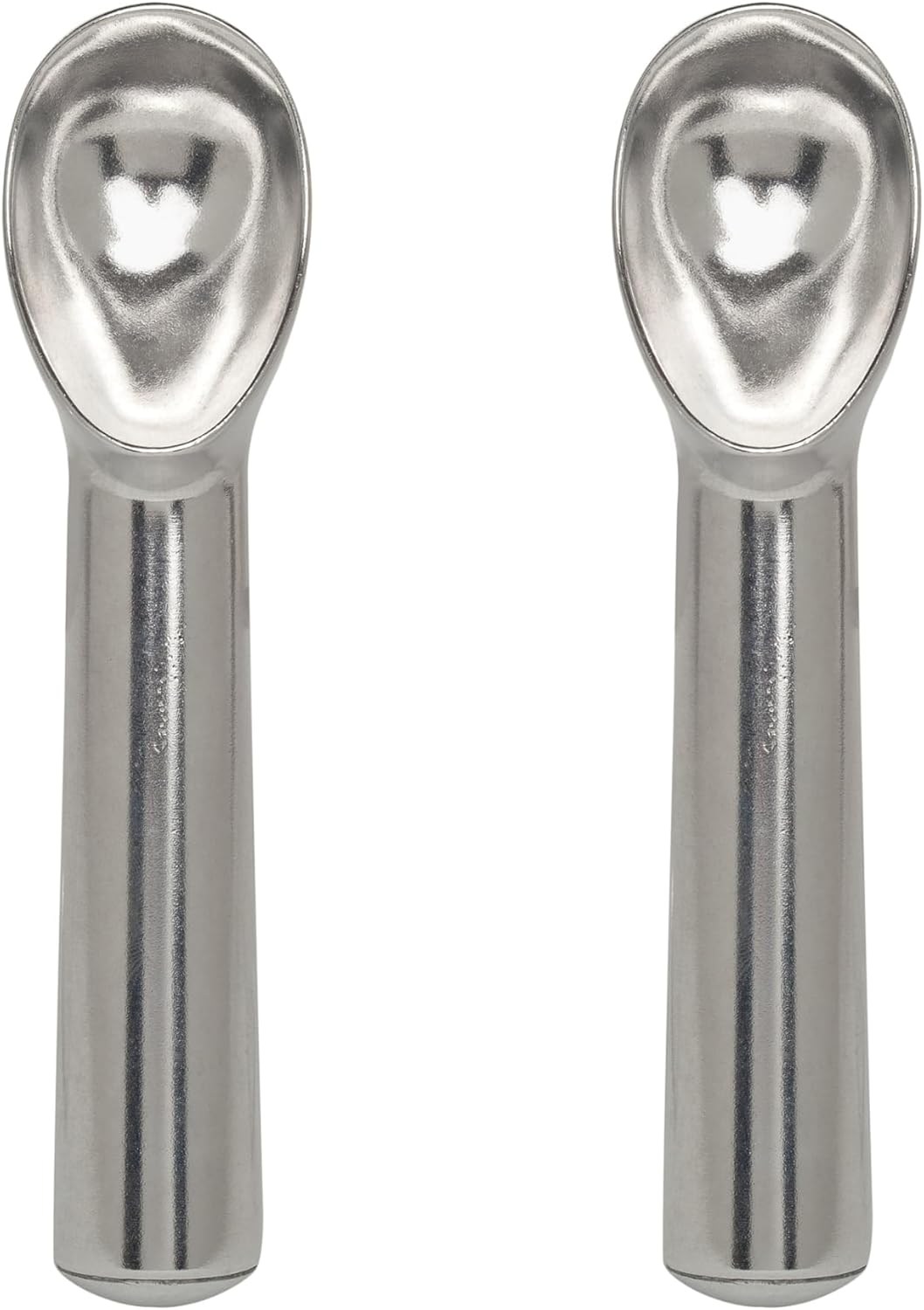 HIC Kitchen Anti-Freeze Ice Cream Scoop, Non Toxic Self Defrosting Handle, Easy Release For Ice Cream Gelato Sorbet Frozen Yogurt, Set of 2