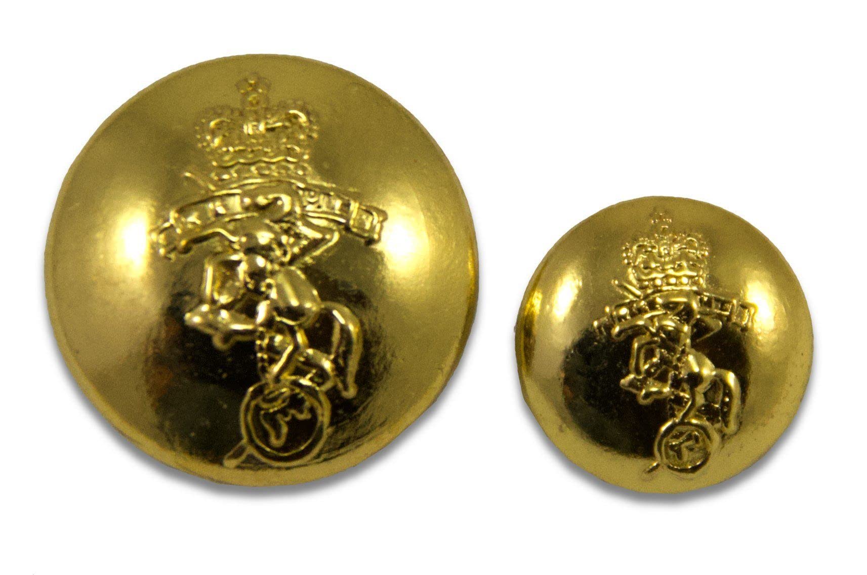 The Regimental Shop Men's Gold The Regital Shop Reme Blazer Button Large - 22Mm (35-Ligne)