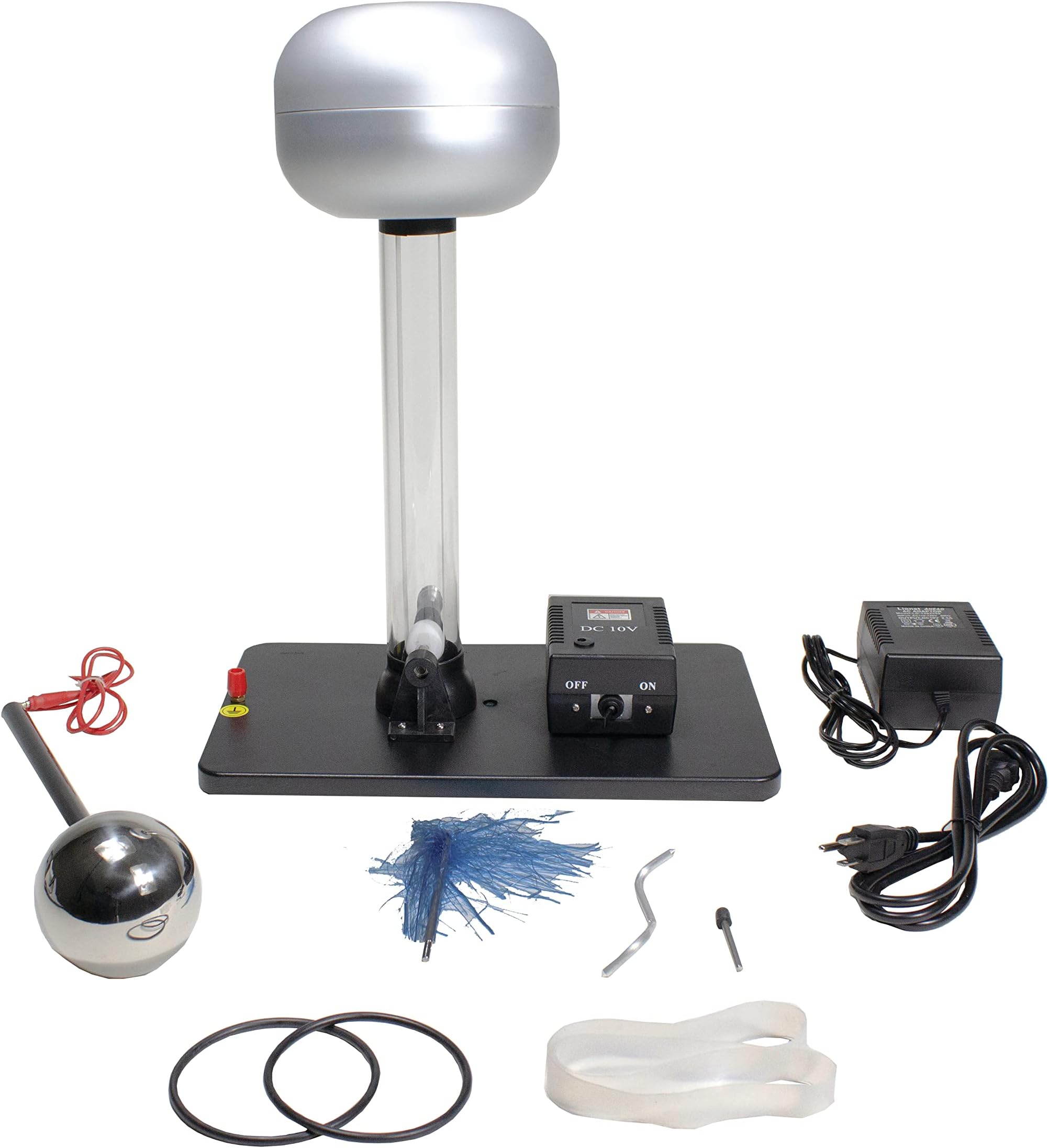 United Scientific™ Electric Van De Graaff Generator | 100,000 Volt Potential | 1 Each