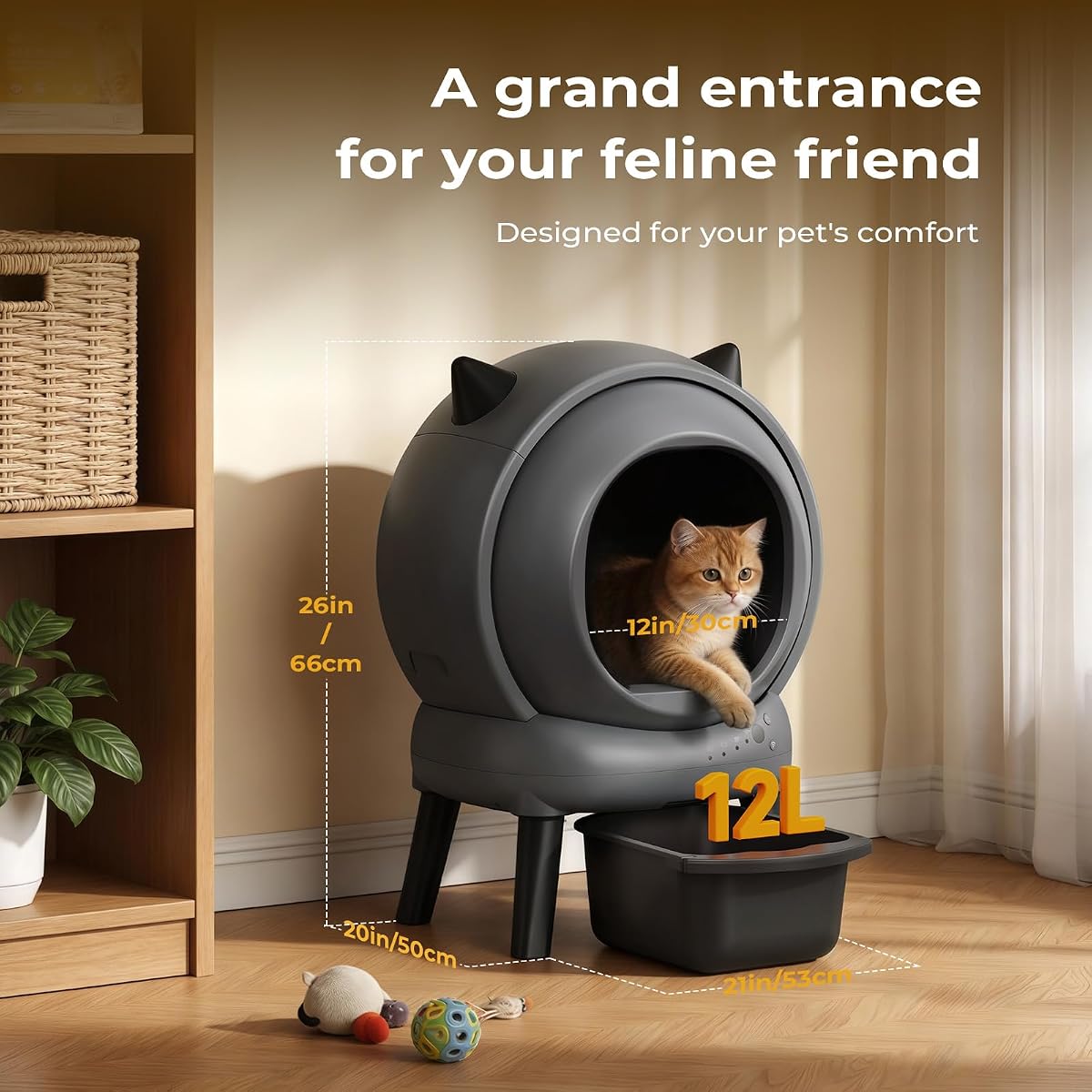 Litter-Robot 3 Connect - Smart Self-Cleaning Litter Box view 2
