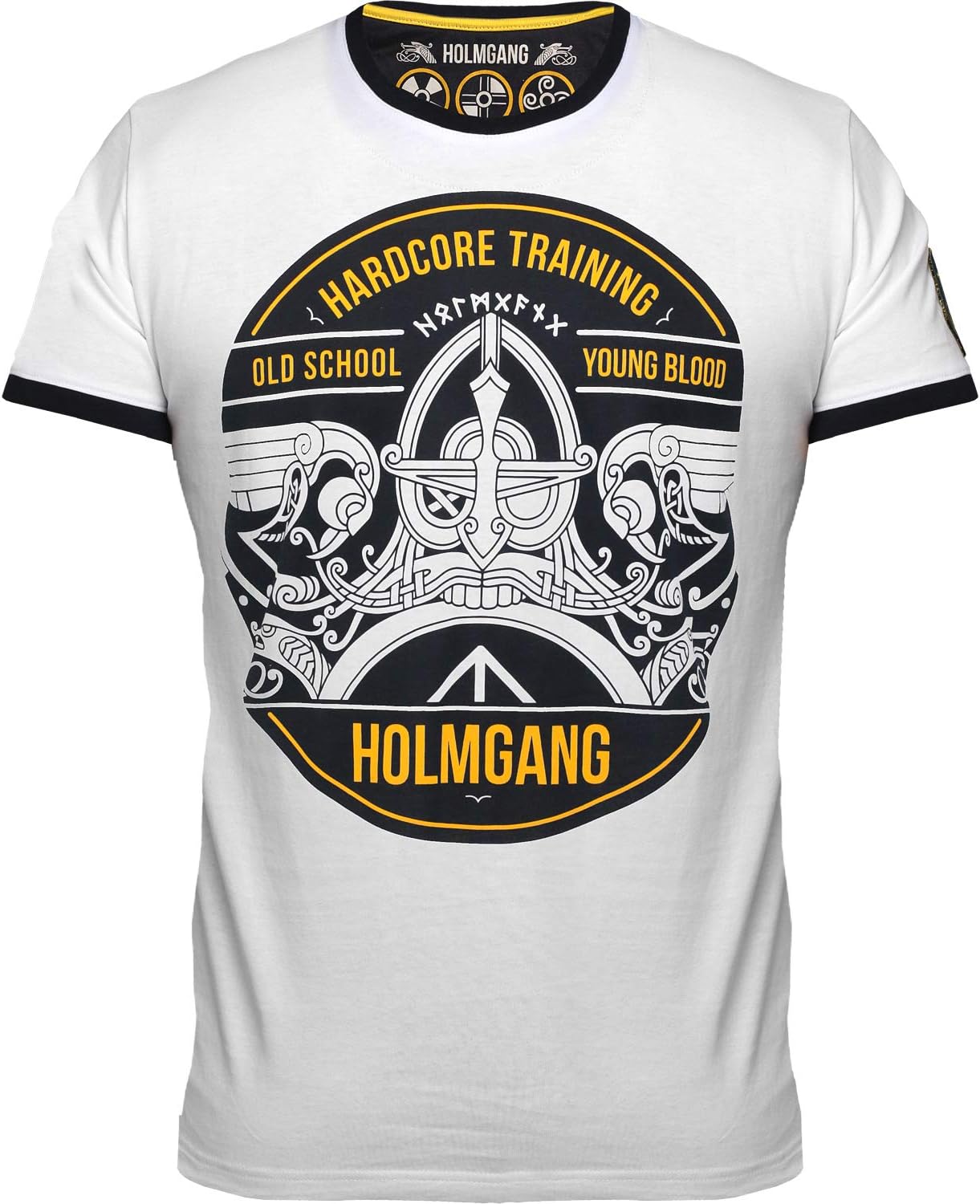 Holmgang T-Shirt Men's Short Sleeve Fitness Gym Workout Casual Active Running Sport Clothing