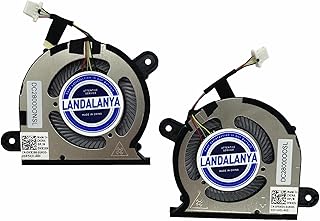 LANDALANYA Replacement New Laptop CPU and GPU Cooling Fan for DELL XPS 13 9300 9310 P117G DC28000ONSL 0WX28K WX28K EG50040S1-CI40-S9A DC28000OOSL 0FRK0V FRK0V EG50040S1-CI30-S9A DC5V 0.27A