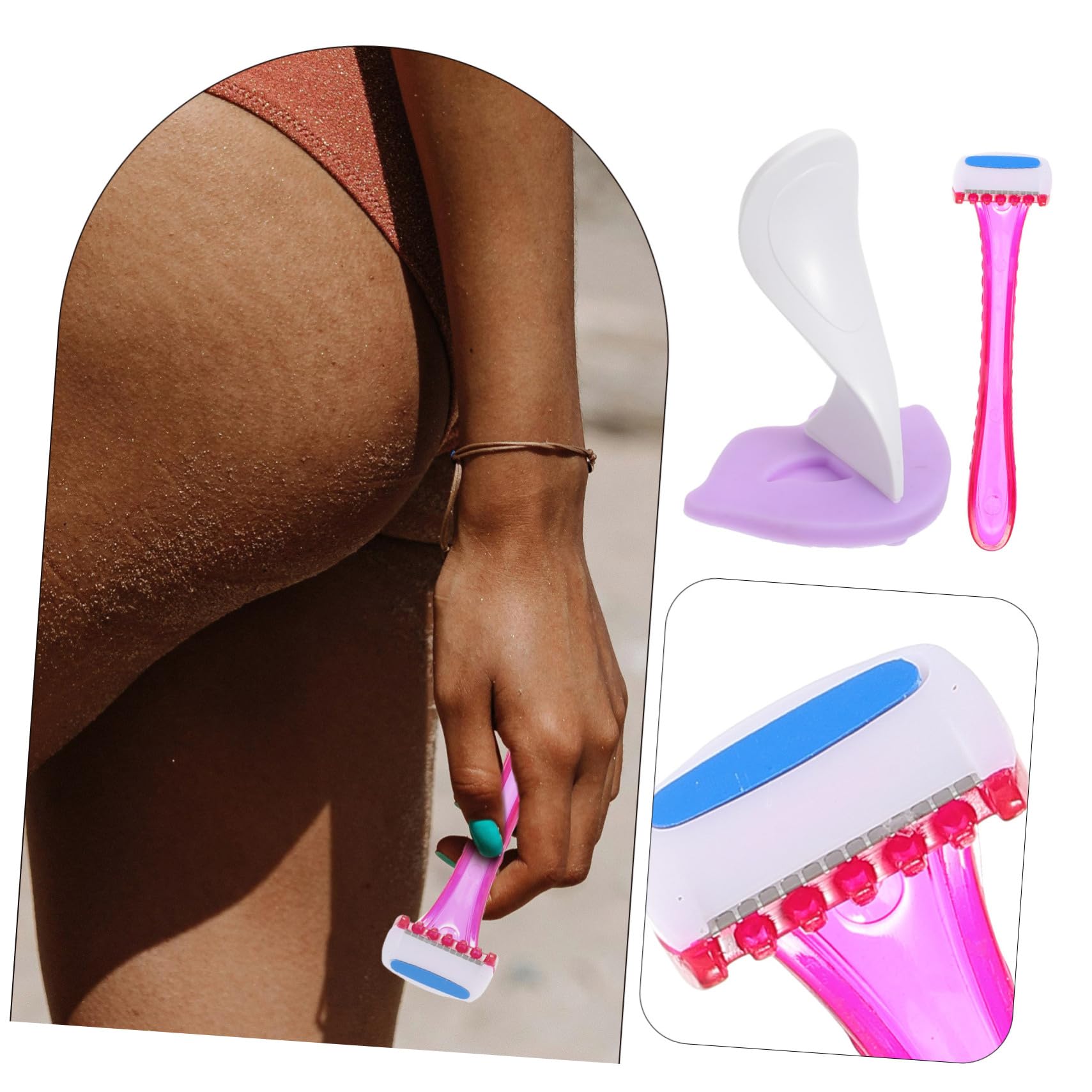 BIUDECO Lady Razors for Women Hair Trimmer Tool Shaving Stencil Womens Shaver for Hair Bikini Trimmer for Intimate Areas