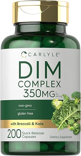Miniatura 1 de Carlyle Suplemento DIM para mujeres y hombres | 350 mg | 200 unidades | Complejo vegetariano, sin OMG y sin gluten