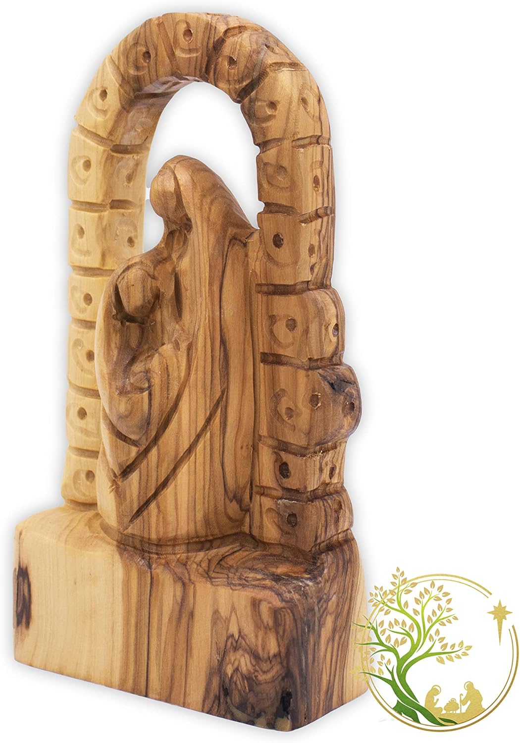 Nativity Scene - Holy Family Olive wood Figurine - Holy Family Nativity statue made in the Holy Land - Religious gift | Nativity scene Christmas Décor