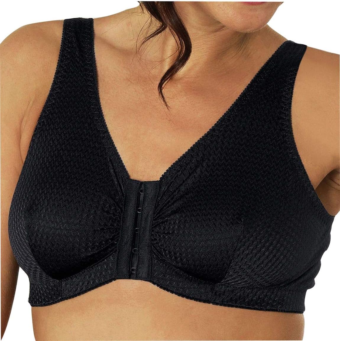 Eden House Ladies Front Fastening Bra Non Wired Magic Cotton Bra
