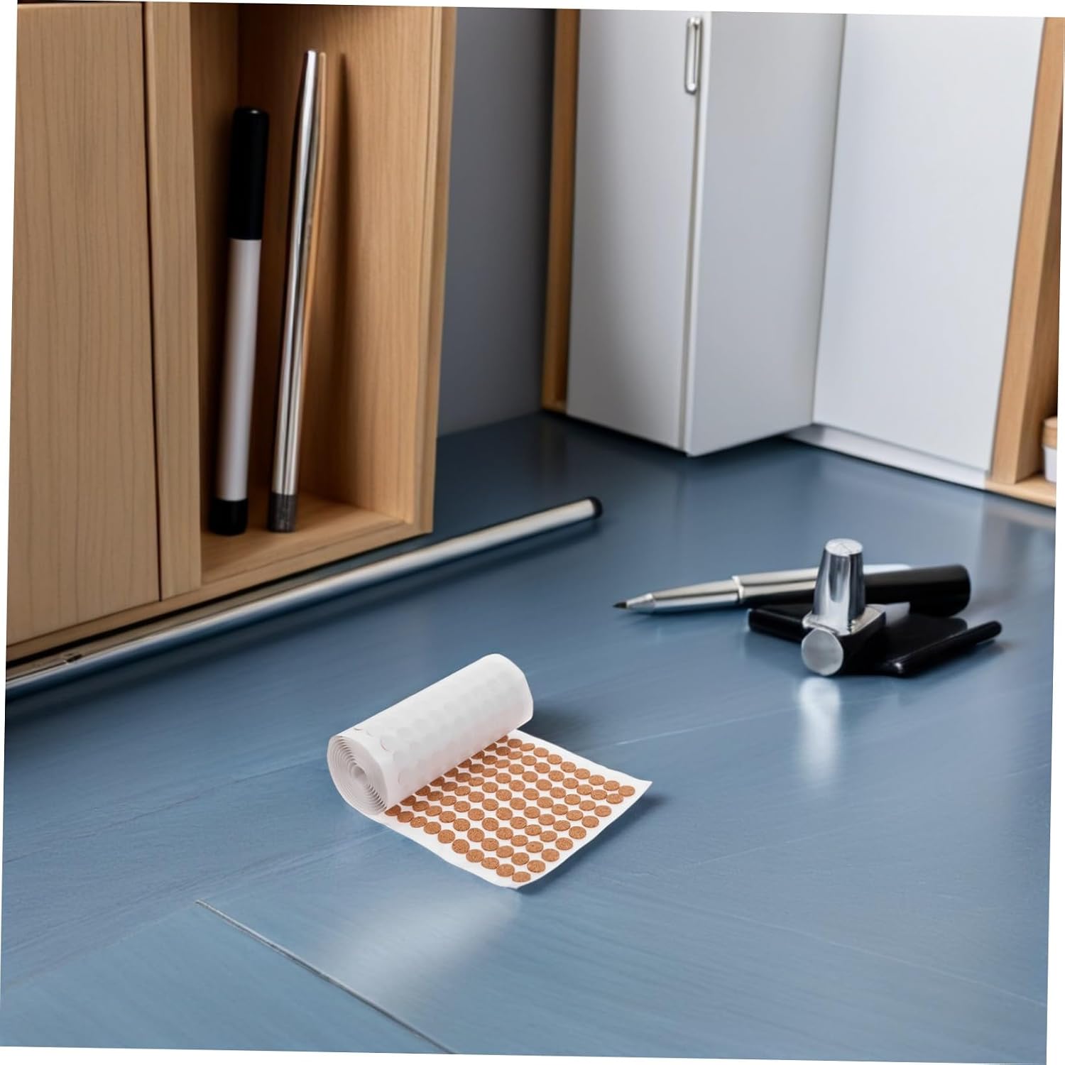 Cork Pad Protector Adhesive Backed Cork Circles for Kitchen Cabinets Door Bumpers Bump Stopper Self Adhesive Pads Thickness